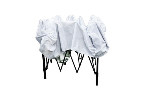 GAZEBO RICHIUDIBILE 3X3 PIEGHEVOLE A FISARMONICA AUTOMATICO MERCATO TENDA - Foto 15 di 22