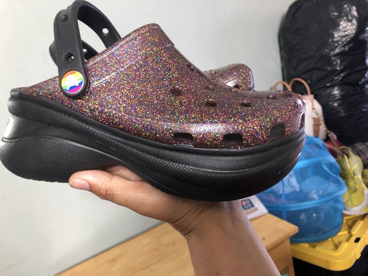 ☆送料無料☆ CROCS CLASSIC BAE GLITTER CLOG ☆ crocs サンダル Bae Glitter Clog / クロックス ベイ グリッター