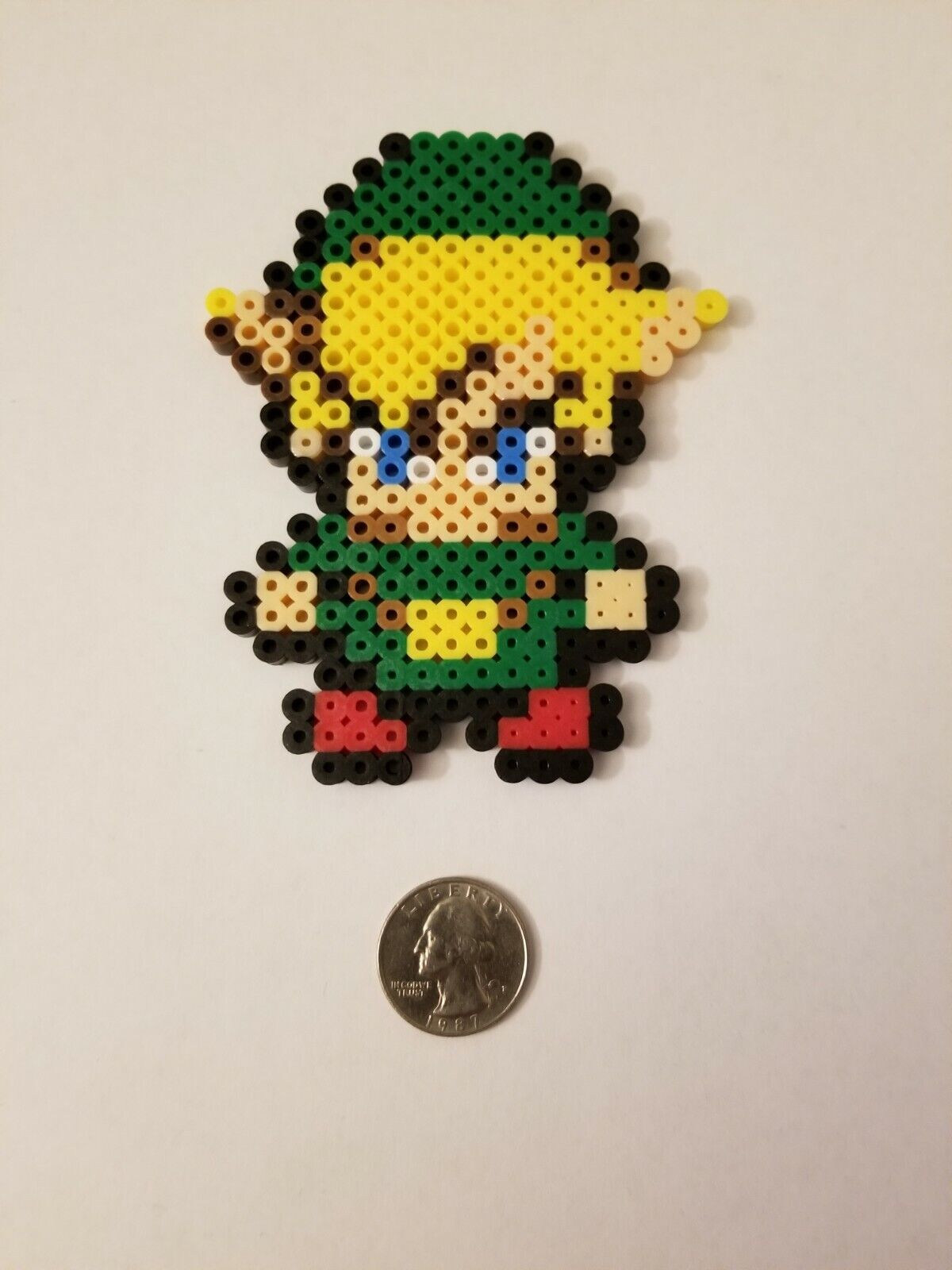 Link from zelda, pixel art