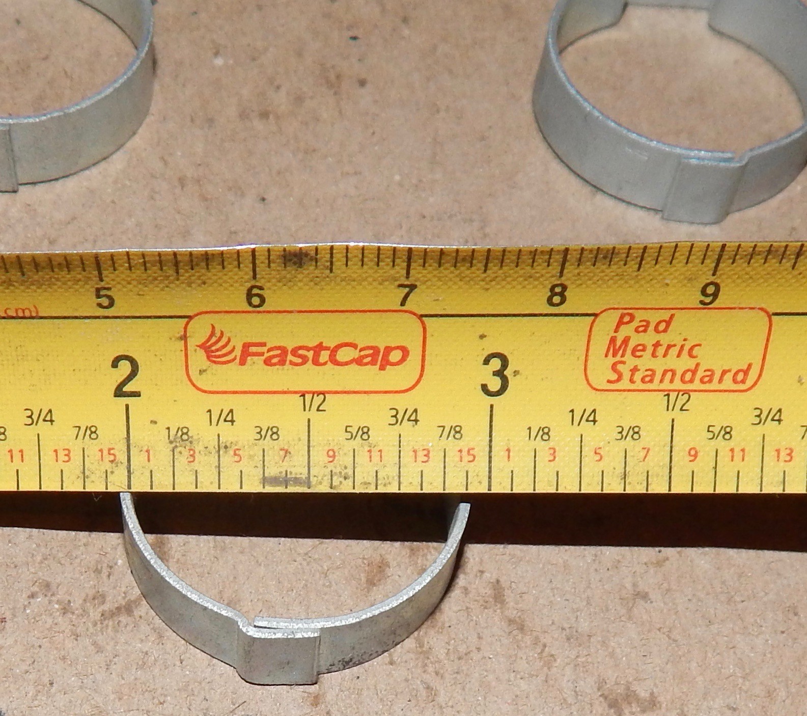 29/32" Hose Pinch Clamps Single Ear 6ea Tubing Dixon Keystone ZincSteel