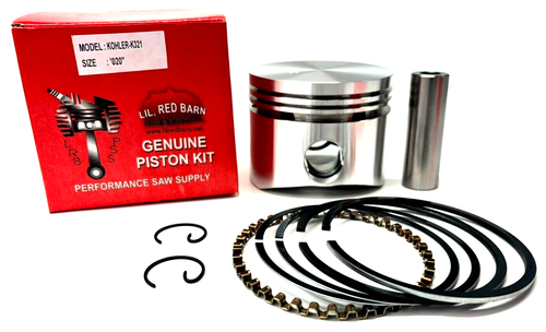 NEW .020" OVERSIZE PISTON KIT FITS KOHLER K321, M14, 14HP ENGINES # 47-874-14-S - 第 1/1 張圖片