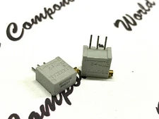 2pcs - BECKMAN / HELITRIM 68XR250K 250K Multi Turn Potentiometer / Trimmer