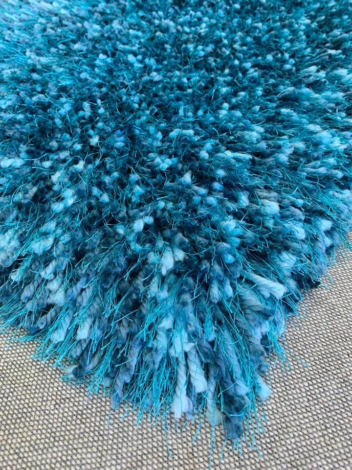 Alfombra peluda poliéster colección Lux Foto 3 de 4