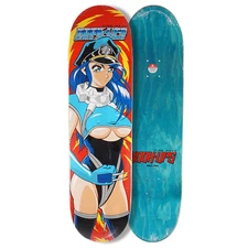 Hook-Ups Super Assassin 8.25" Turquoise Top Stain Skateboard Deck