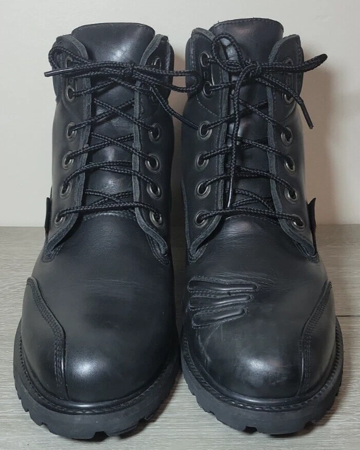 Botas cortas de montar Icon 1000 para mujer talla 10 estándar de motocicleta negras Foto 3 de 4