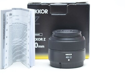Nikon NIKKOR Z 40mm f/2 Lens for Z Mount Mirrorless Cameras *Mint