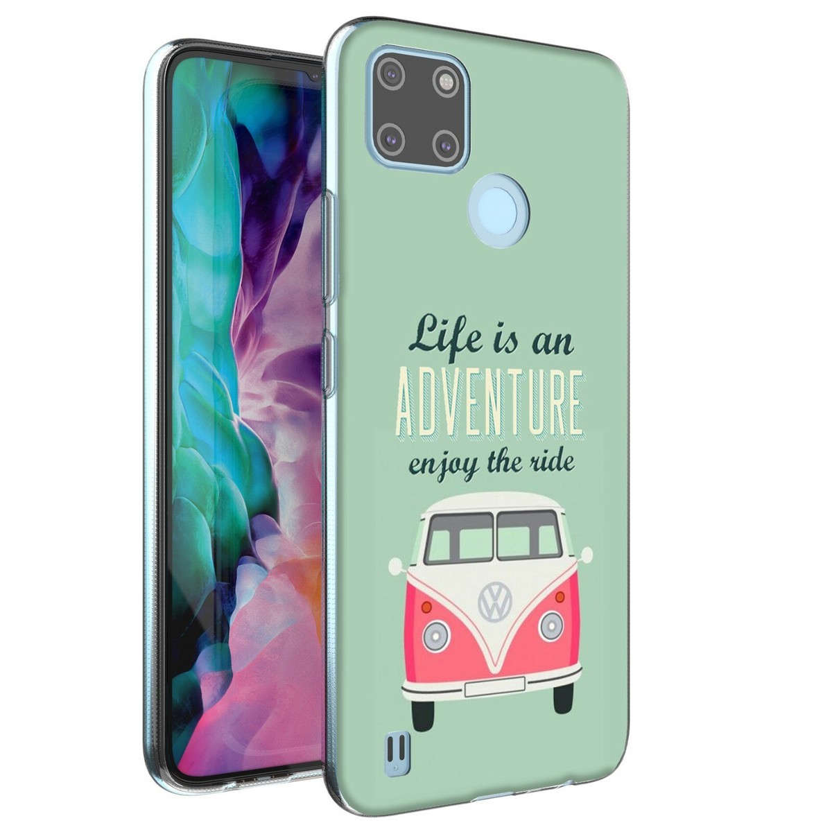 Mixroom - Cover Custodia Back case In TPU Silicone Morbido Per OPPO A15 Fantasia Don't Panic M613