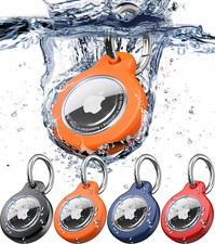 2025 New Waterproof Airtag Keychain Holder - Set of 4 Air Tag Locking Case wit