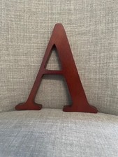 Pottery Barn Kids 8 Inch Wooden Wall Letter - A