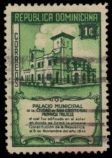 DOMINICAN REPUBLIC 413 - Constitution "San Cristobal Building" (pb20017)