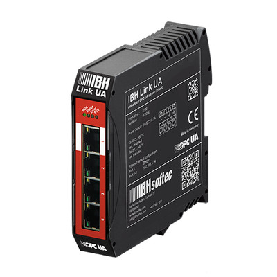 IBH Softec 3200, Link UA, Embedded OPC UA Server/Client w/ Firewall for SIMATIC