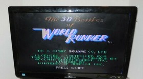 Vintage Nintendo 3D 3 D WorldRunner Video Game NES Cartridge VHTF RARE