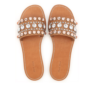 neutral sandals flat
