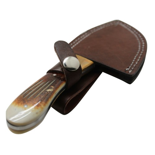 Cuchillo de hoja fija Wild Turkey hecho a mano colección 8" gancho intestinal gancho - Imagen 6 de 6
