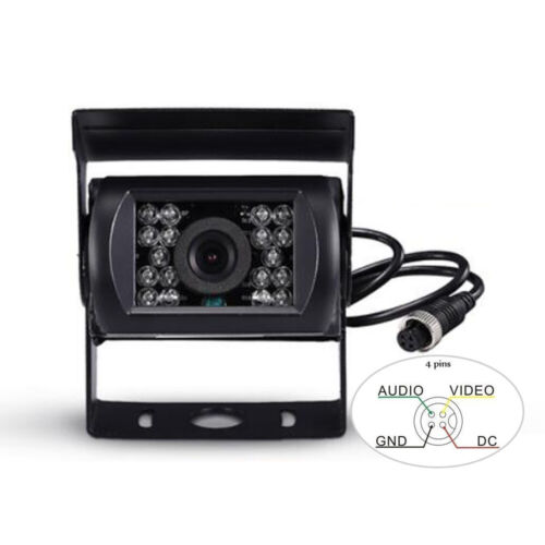 7" Rearview Mirror Monitor 12/24V Reversing CCD Camera Truck Caravan 4WD Trailer - Picture 11 of 12