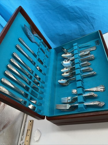 Oneida MARGATE 1938 Simeon L George H Roger’s 73 Piece Flatware Set With Box - Picture 14 of 15