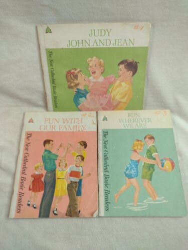 New Cathedral Basic Readers Vintage Scott Foresman Mixed Lot 5 HC & PB 1960s - Picture 2 of 16
