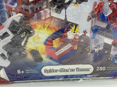 MEGA BLOKS Spider-Man Vs Venom Complet 280 Pièces Collector's Ed. Vol.1 Vintage