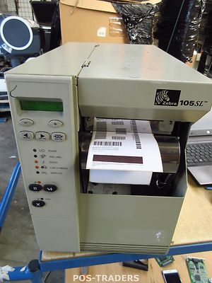 Zebra 105SL DT/TT Thermo LabelDrucker Printer LAN RJ-45 + Serial 10500-200E-2070