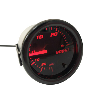 #ad 52mm 2quot; Turbo Boost Gauge Tinted 7 Color 0 30 PSI Pressure Vacuum Turbo Meter $22.99