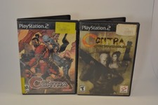 Contra: Shattered Soldier (No Manual) & Neo Contra CIB PS2 *Tested, Working*