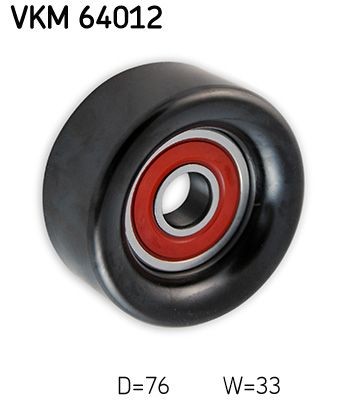 Umlenk FÜHrungsrolle Keilrippenriemen Links Rechts Oben Unten SKF VKM 64012 FÜ-image