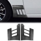 Front Fender Vent Duct Addon Extension Mudguard For Nissan 350Z Z33 Carbon Fiber