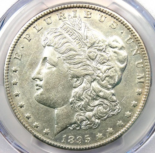 1895-O Morgan Silver Dollar $1 Coin - Certified PCGS AU Detail - Rare Date in AU