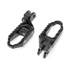 TOUR Front 25mm Lowering Foot Pegs Black For Tiger 929i Tiger 900 03-06 07