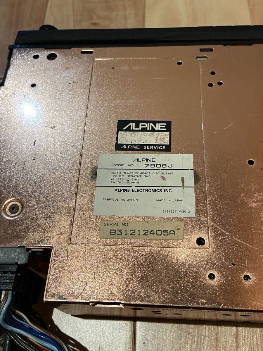 n*9様 【動作品】ALPINE 7909J n*9様 【動作品】ALPINE 7909J n*9様 【動作品】ALPINE 7909J n*9様