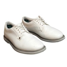 G/Fore G4 Gallivanter Pebble Leather Golf Shoes White G4MC0EF01 Men's Size 9.5