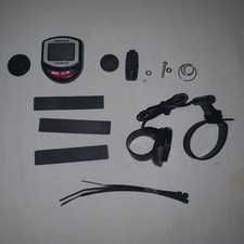 Fahrradcomputer. Boss Cyclocomputer. Schwarz Silber Kompakt Digitalanzeige 2 Tasten