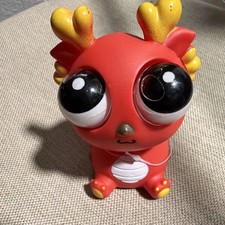 Squeeze Ball Stress Reliever Toy Foam Red Yellow Cute Design Large Eyes