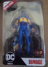 DC Direct Damage DC Comics Action Figure Boxed Plastic Blue Yellow Red 12+