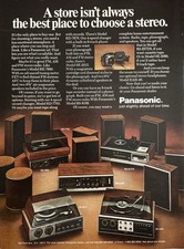 1971 Panasonic Original Vintage Advertisement Radio Stereo Record Print Ad