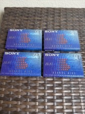 Sony HiFi 90 Minute Blank Cassette Tapes Type 1 Normal Bias New Lot of 4
