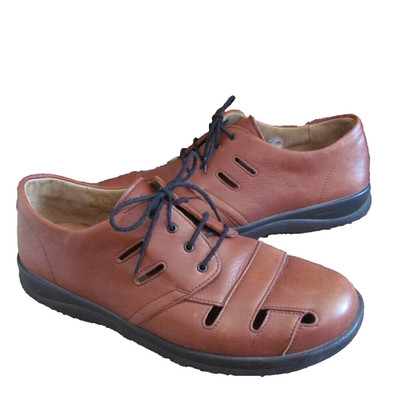VIVO by Solidus TINA Brown Leather GERMAN Oxford Comfort Shoes Womans 6 UK 8 US