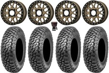 KS235 Grenade Bronze 15" Wheels 33" RAZR XT Tires Can-Am Renegade Outlander