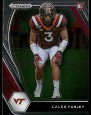 2021 Panini Prizm Draft Picks Collegiate #138 Caleb Farley