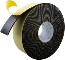 High Density Foam Insulation Tape Adhesive Strip 33Ft 1/8" 2"