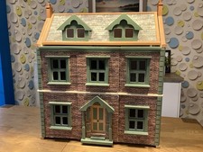 Dolls House 1/12 Scale 3 Storey Including Attic Space Fully Decorated Plan Toys