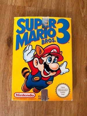 Super Mario Bros. 3 NES PAL CIB Komplett Deutsch Box Anleitung Nintendo