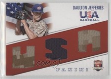2015 Panini USA Baseball Jerseys 24/99 Daulton Jefferies #13 d4y