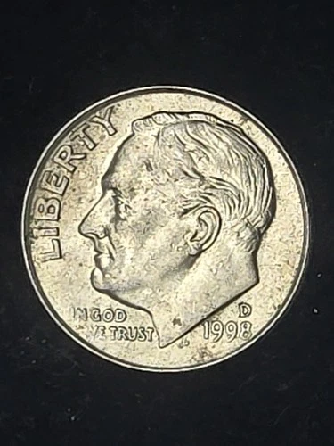 1998 D Roosevelt Dime Circulated