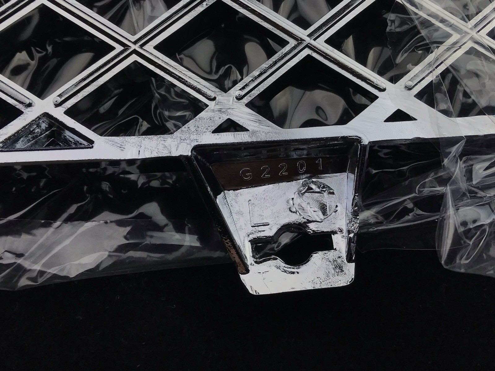 Bentley Continental GT 2012-2016 Bumper grille Chrome P/N 3W3853683