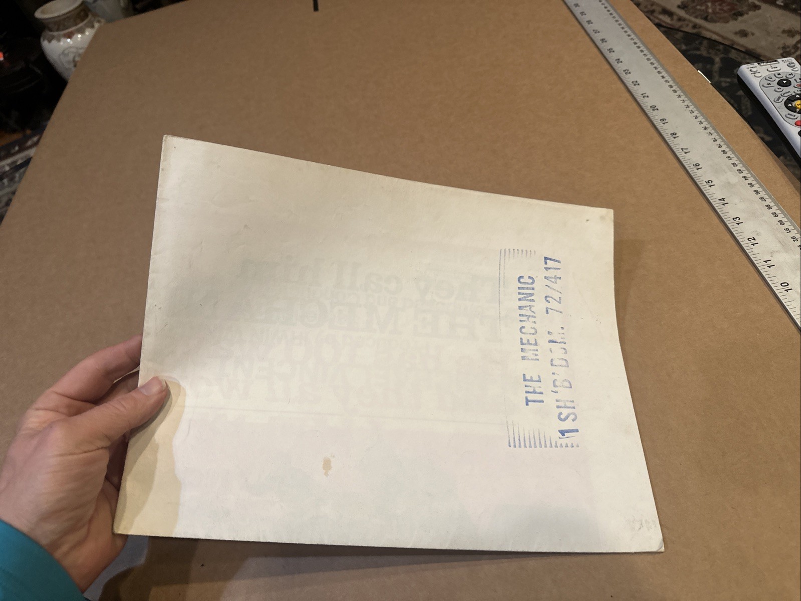 The Mechanic [1972] Charles Bronson ORIGINAL movie poster FREE SHIP