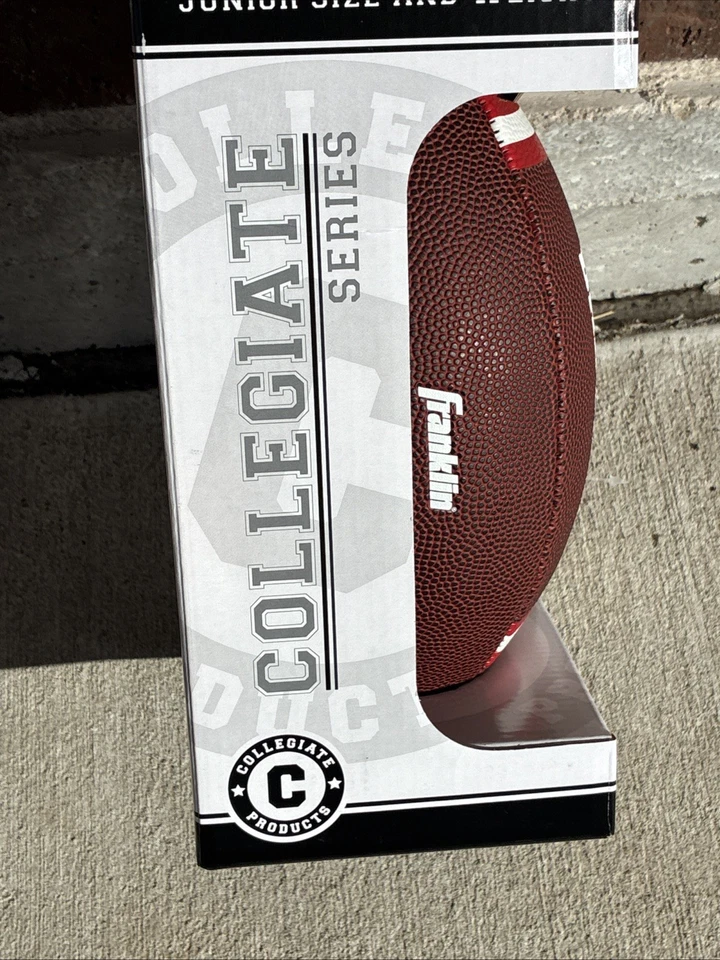 WISCONSIN BADGERS JR. TAMAÑO SERIE COLEGIADA FRANKLIN FÚTBOL OFICIAL CON LICENCIA Foto 2 de 3