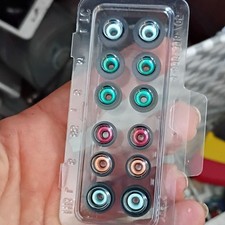 Multicolor Silicone Earbud Tips Replacement Set