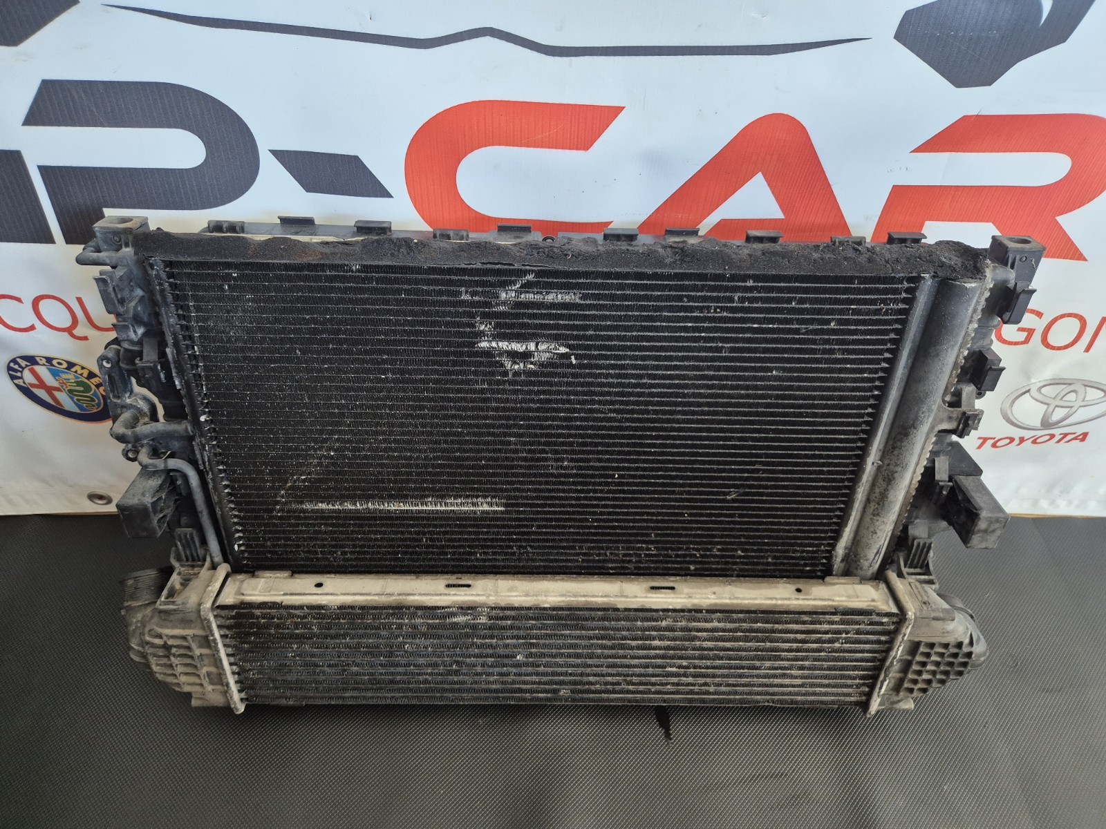 KIT RADIATORI/MASSA RADIANTE COMPLETA PER FORD S-MAX SERIE WA6 DIESEL 2.0