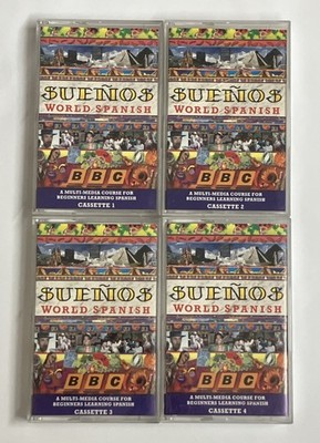 Sueños World Spanish - 4 x Cassette Audiobook - Learning Spanish / Education